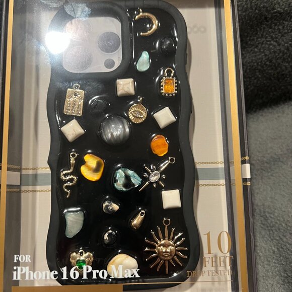 Artikl iPhone 16 Pro Max Pop Charms Phone Case with Halloween Charms snake sun - Picture 2 of 4